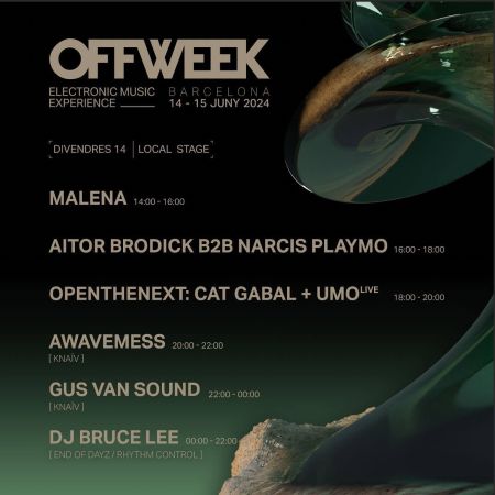OpenTheNext showcase [at] Offweek Festival, 14/15 Junio, BCN